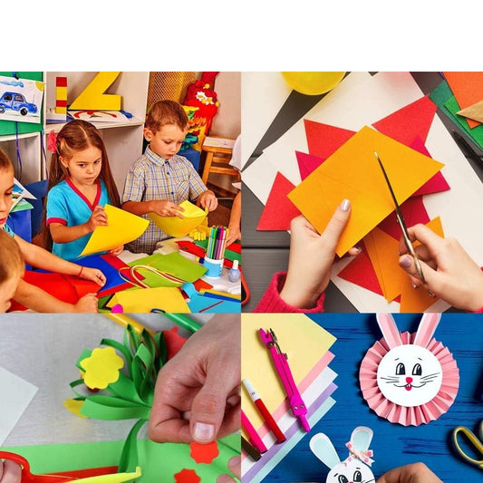 Colour Paper A4 size 100 Sheets - Multicolor & single color paper sheets for craft and printing -Colored A4 Copy Paper, Crafting Decorating Cut-to-Size Paper 100 Sheets 20 Colors for DIY Art Craft
