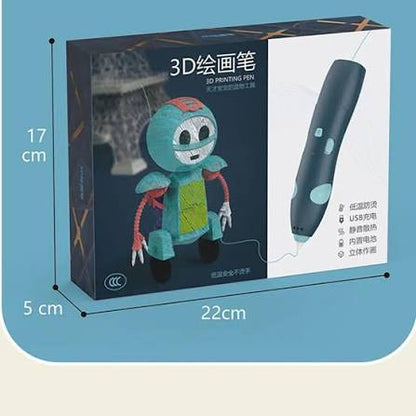DIY 3D Pen Low Temperature 3D Printing Pen Digital Display
