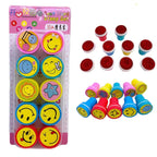 Set of 10pcs Appreciation Stamps star smiling face, nice work etc Kids Stamp Set Motivation Sticker School Scrapbooking Stamp DIY Teachers Self Inking Praise Reward Stamps For Scrapbooking
