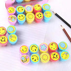 Set of 10pcs Appreciation Stamps star smiling face, nice work etc Kids Stamp Set Motivation Sticker School Scrapbooking Stamp DIY Teachers Self Inking Praise Reward Stamps For Scrapbooking