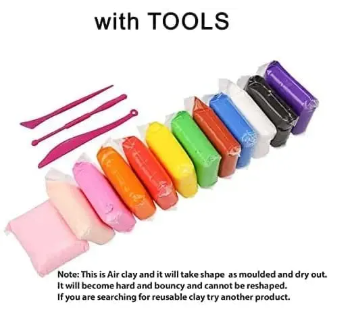 Super Clay for Kids Non-Toxic 12 Different Color