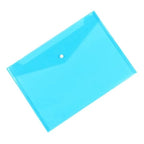 Clear Button Closure Bags - Transparent Folder FC Legal Size - Ideal for Organization and Document Protection