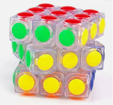 Rubian Rubic Magic Cube Transparent Body