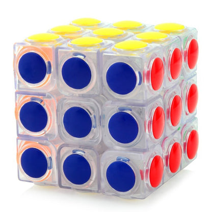 Rubian Rubic Magic Cube Transparent Body