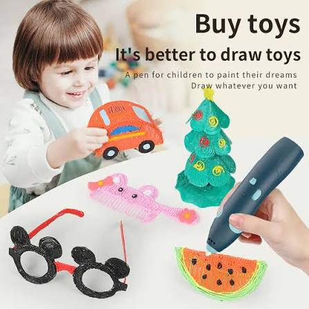 DIY 3D Pen Low Temperature 3D Printing Pen Digital Display