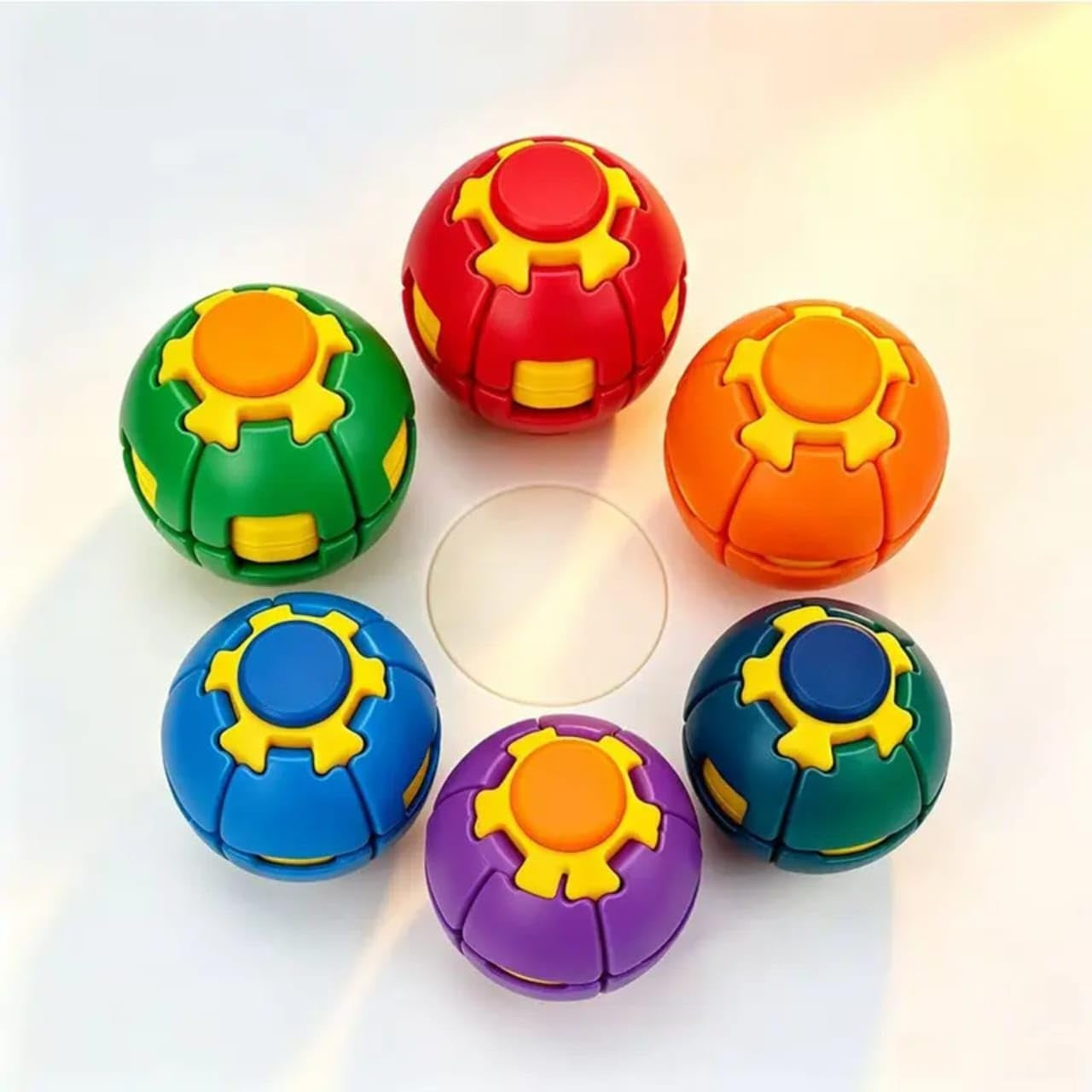 Spinner Ball Fidget Toy, PRE-Booking Press-to-Spin