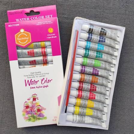 Keep Smiling 6ml &12 ml Tubes Set of 12 Colors| Best for Beginners and Professionals, Art Classes and Workshops and DIY Home Projects, Acrylic Paints,Water Paints,Oil Paints,Fabric Paints,Glass Paints